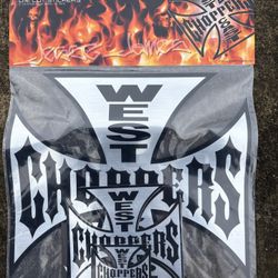 West Coast Chopper Window Sticker Decal