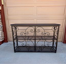 Metal Buffet Table