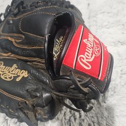 Rawlings Black Leather Glove Catcher Paid 150 