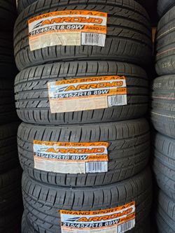 215 45 18 Arroyo Tires Con 50,000 millas de Garantía