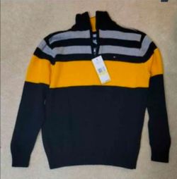 Brand New With Tags Boys Size Medium Zippered Neck Pullover