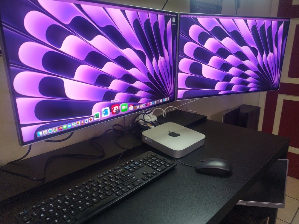 Complete $200 - Apple Mac Mini System Dual Displays - Everything $200
