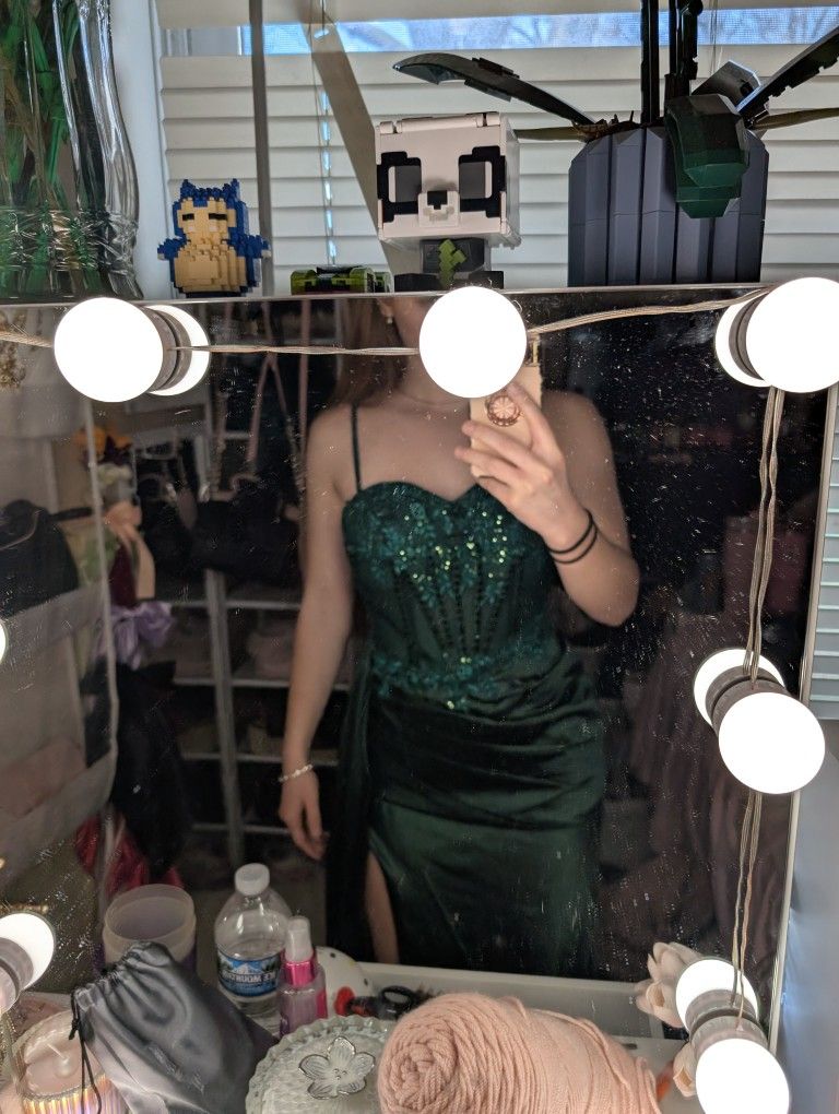 Emerald Green Prom Dress