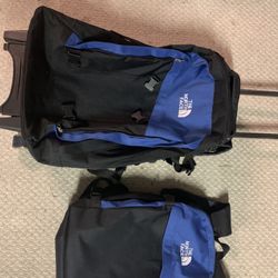 North Face 2-in-1 Travel Set (Roller and Backpack)