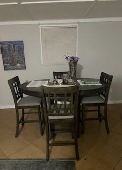Dinning Table 4 Chairs Furniture