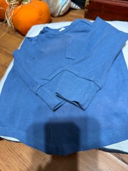 Blue Long-Sleeve Toddler Shirt, 2T