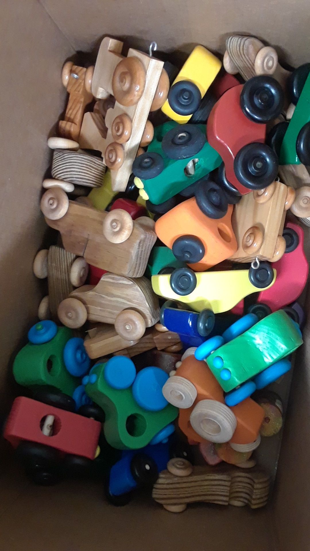 Wooden toy cars for kids $3 EACH