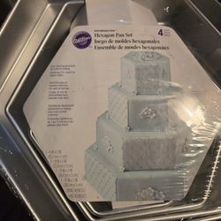 New In Package Hexagon Wedding Pan 