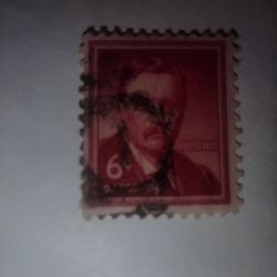 1955 Vintage 6 Cent Theodore Roosevelt
