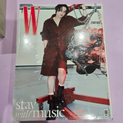 W KOREA LEE KNOW Magazine June 2024 Stray Kids