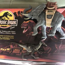 Jurassic Board Game and Accessories 