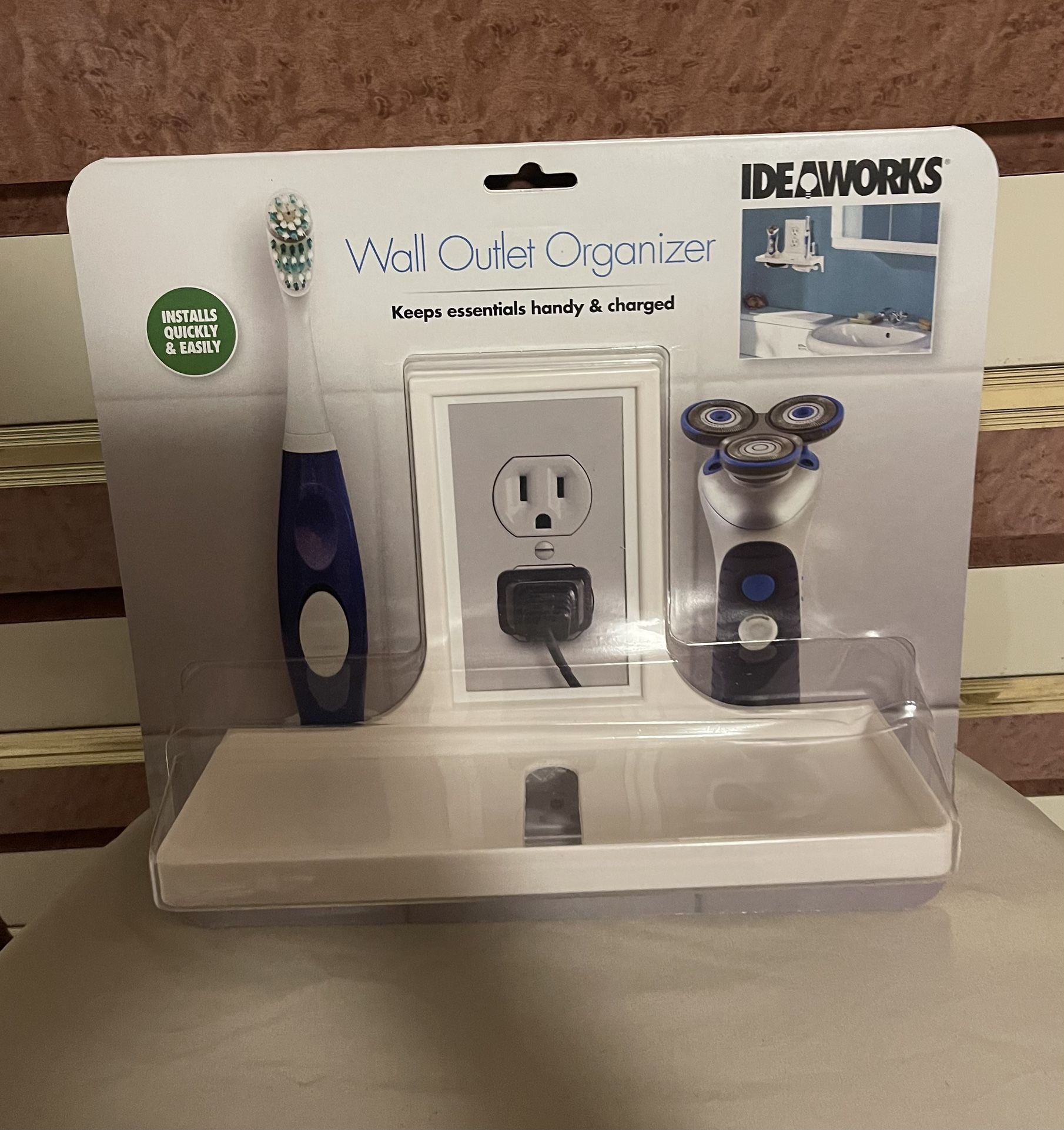 Brand New Ideaworks Wall Outlet Organizer