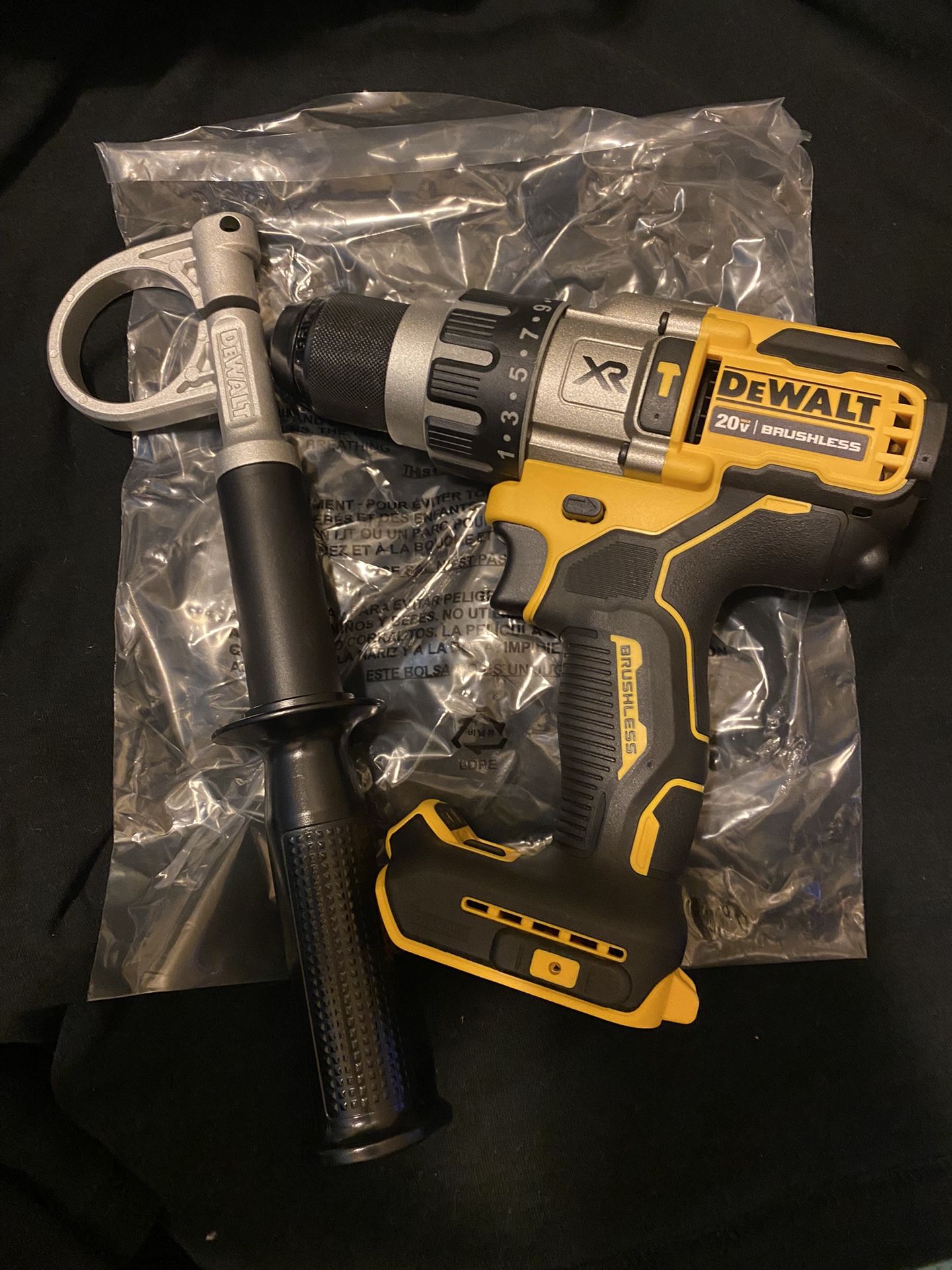 DEWALT 20V MAX XR Cordless Brushless 3-Speed 1/2 in. Hammer Drill (Tool Only) ✅✅