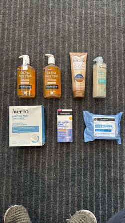 Personal Care Items (Cleanser, Makeup Remover, SPF Moisturizer)