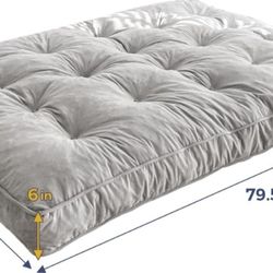 new full size grey futon