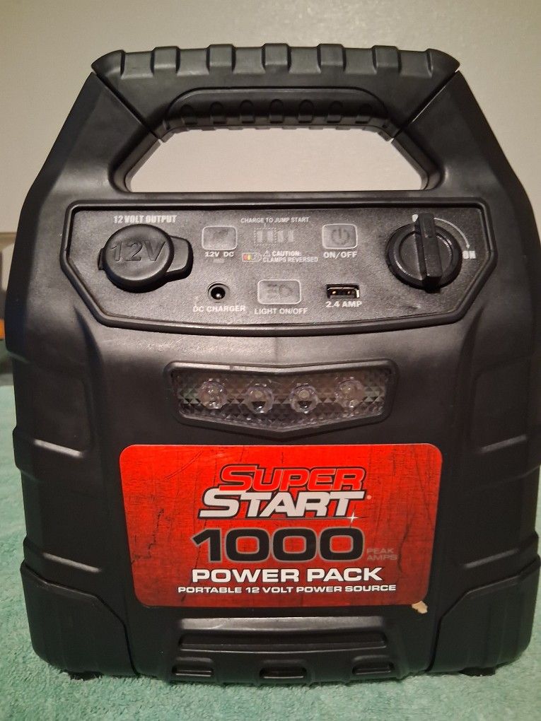 JUMPER STARTER 12 VOL. 1000AMP.