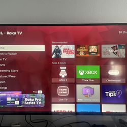 TCL 50-Inch 4K LED Smart TV with Roku TV 