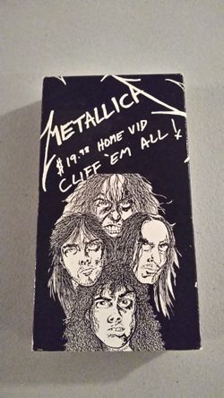 Metallica -cliff Em All VHS 