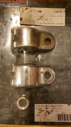 One in a quarter inch magnum quick clamp