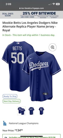 Mookie Betts Dodgers Jersey