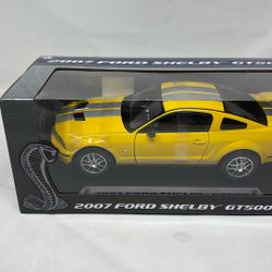 2007 Yellow Shelby GT500 SC18005