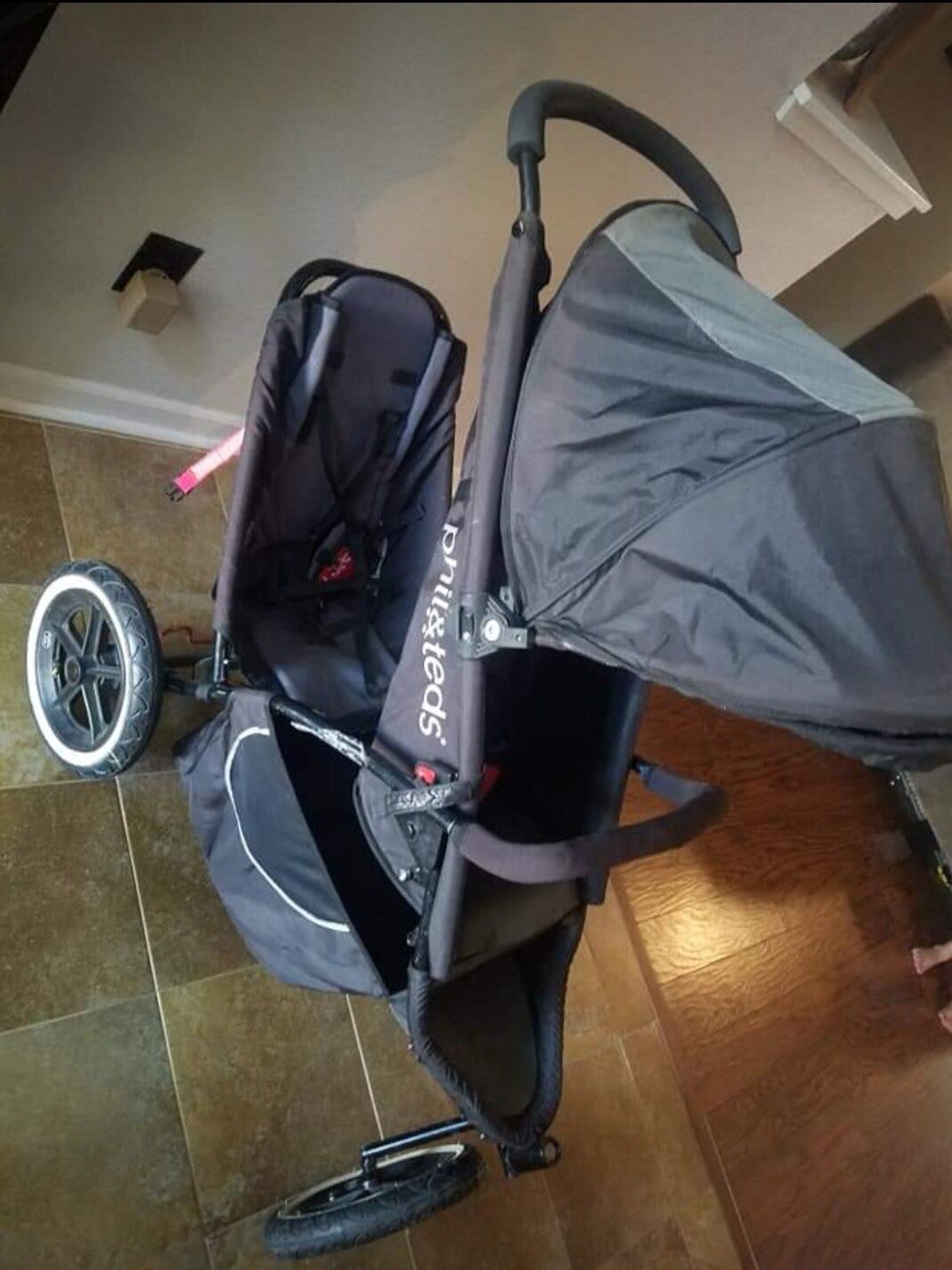 Phil & Ted Double Stroller with attachments