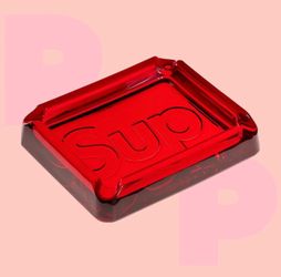 Supreme Debossed Glass Ashtray