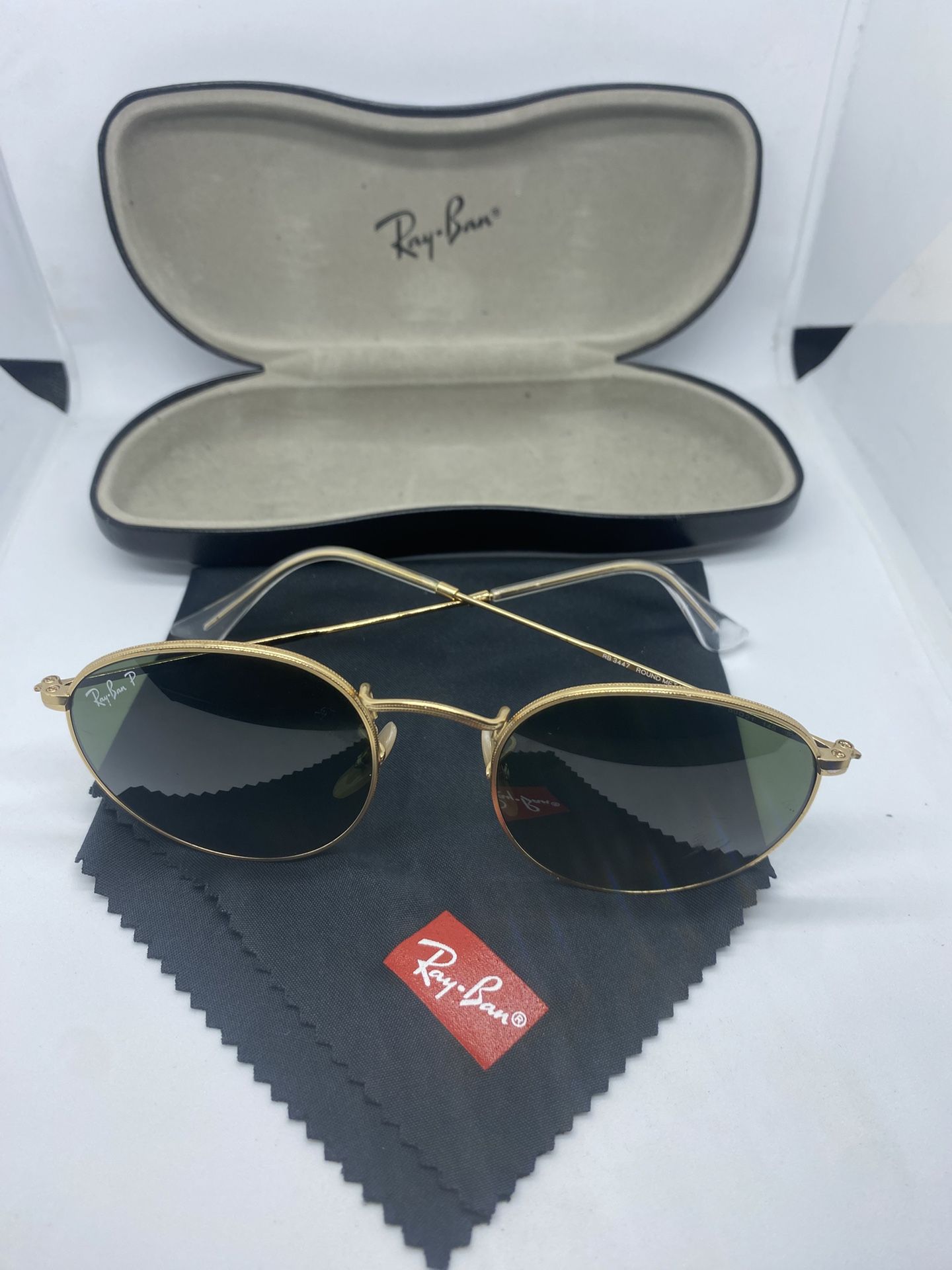 Ray Ban Round Metal Sunglasses