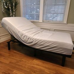 Adjustable Twin Bed And Mattress 