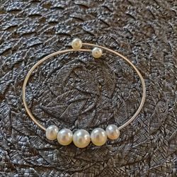 Bracelet with Pearls Adjustable 