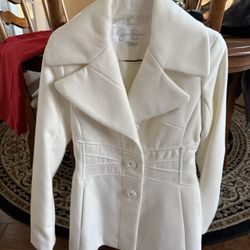White Jacket Size S Worn Once