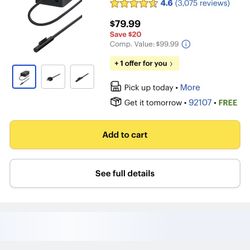 Microsoft Surface Pro Charger 