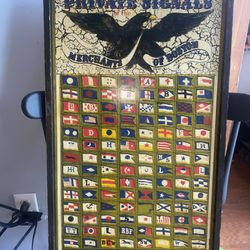 Vintage Nautical Sign “Private Signals: Merchants Of Boston”
