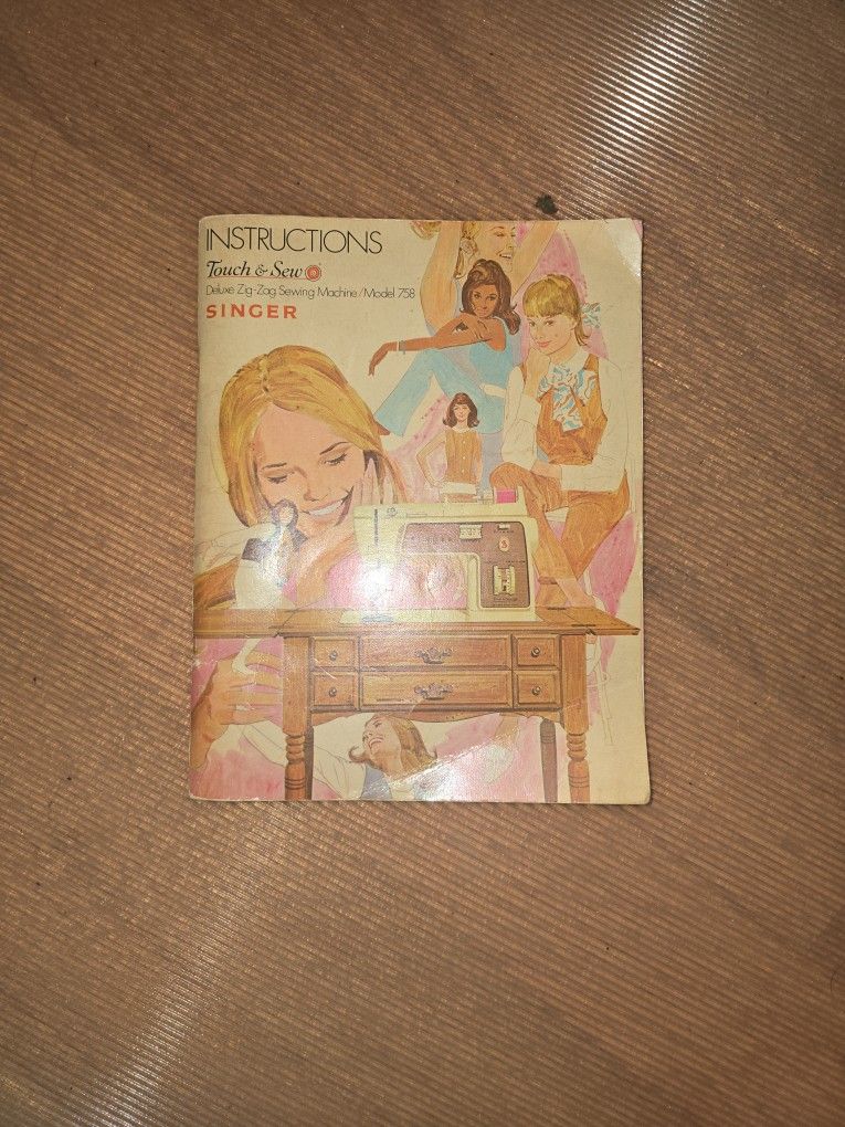 Singer Sewing Attachments: Buttonholer, Zigzagger, Muffler, Instructions
