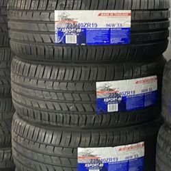 235-40-19 Atlander All Season Tires installed (4) New 50,000 Mile Warranty We Finance