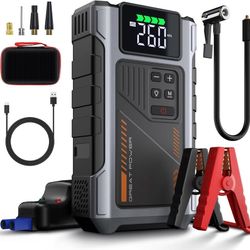 Portable Jump Starter/ Cargador De Bateria E Inflador De Llantas