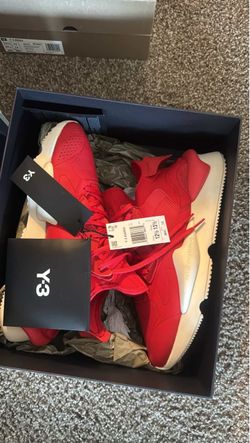 Y-3 Kawa Sneakers Red Size 12.5