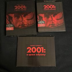 2001 A Space Odyssey 4k Box Set Movie With Booklet 3 Disc Set 