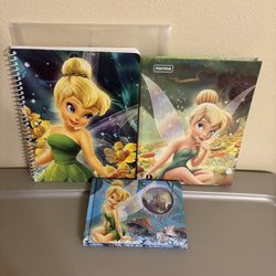 Disney Tinkerbell 2 Notebooks & Autograph Book