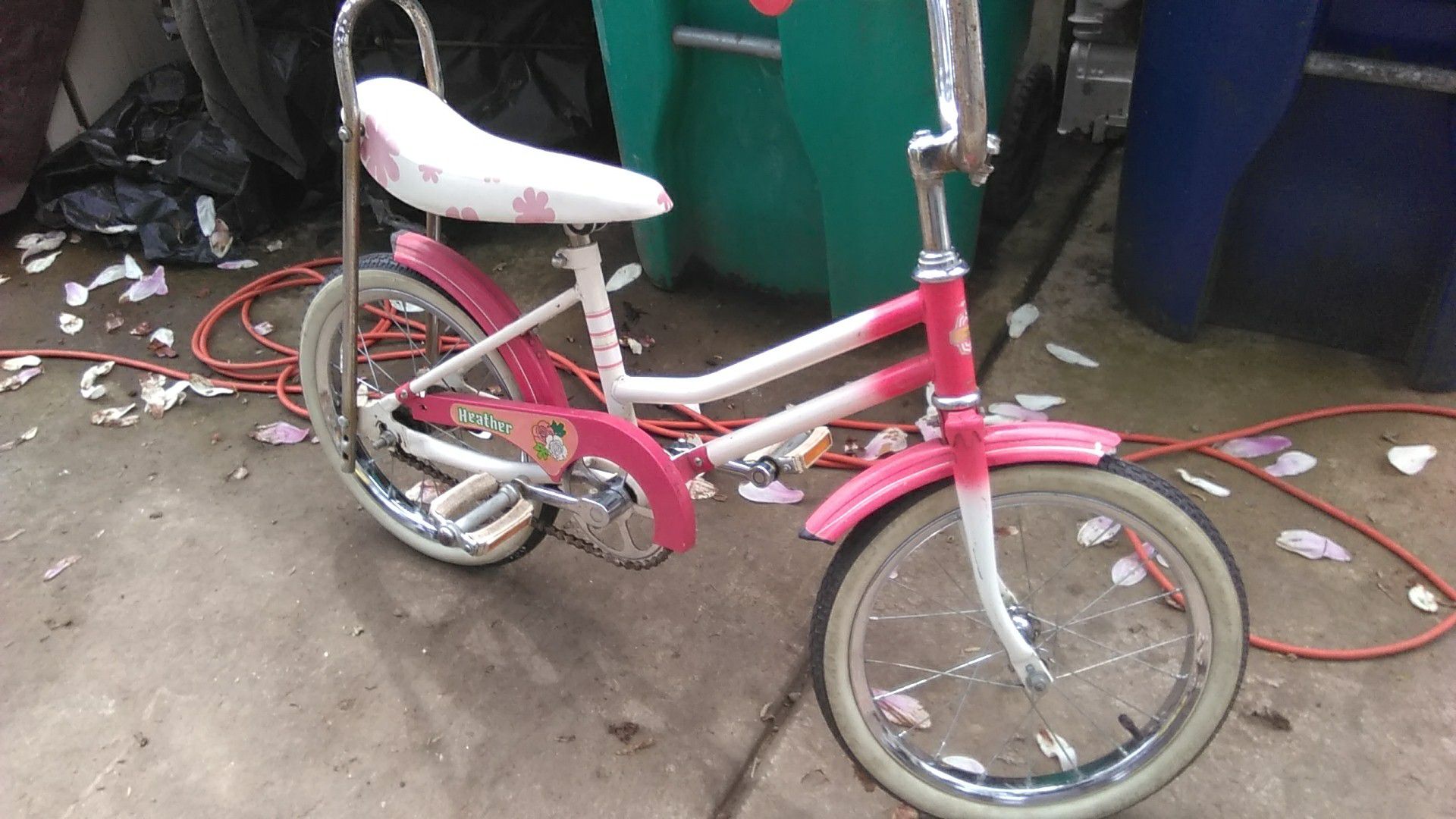 Vintage girls bike