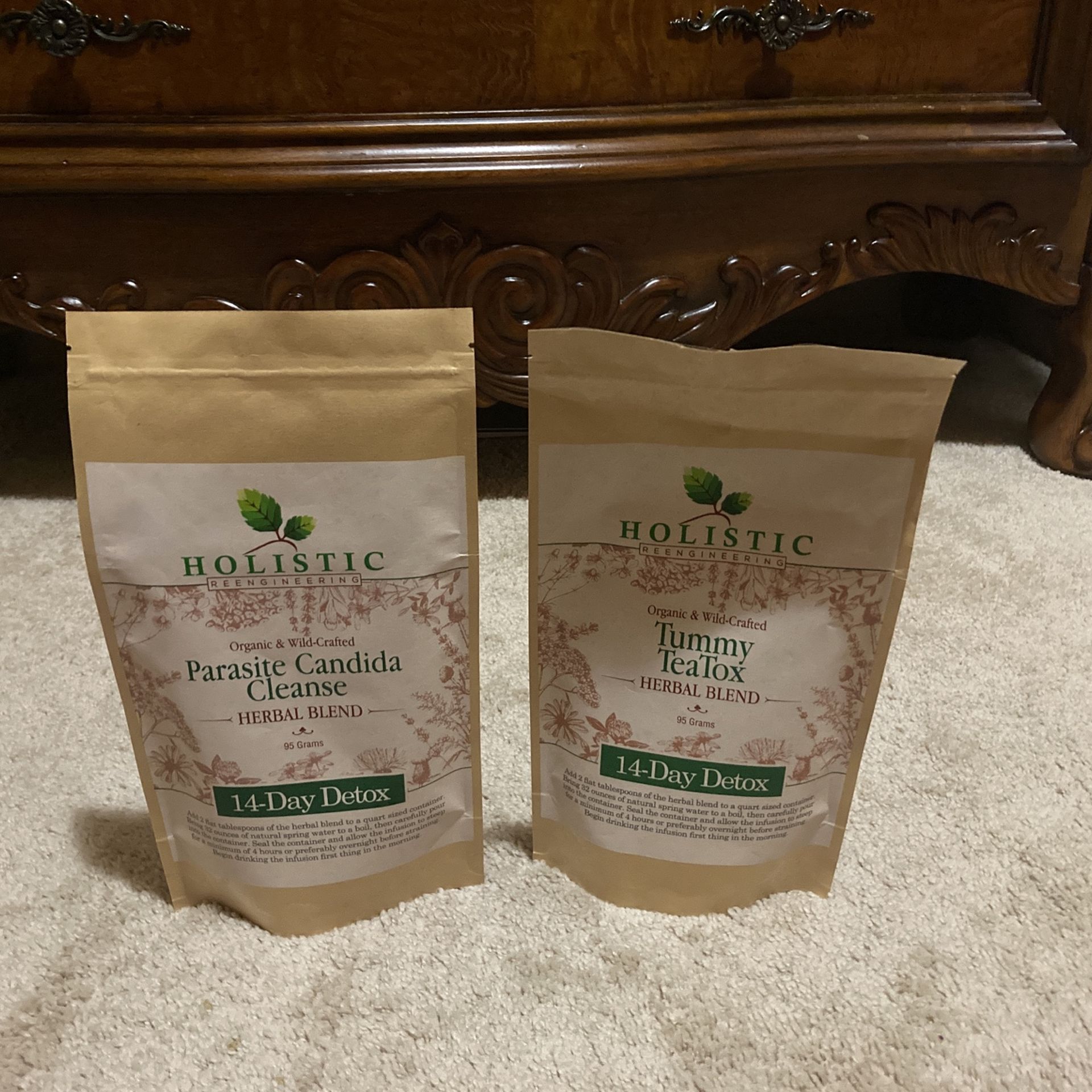 Dr. Bobby Price Holistic Re-engineering Parasite Candida Cleanse And Tummy Teatox
