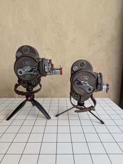 Bell & Howell Filmo 70 16mm movie cameras