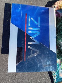 Zima Clear Malt Promotional bar mancave Sign