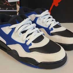 Nike FQ7939-140 Air Jordan 4 RM Black Summit White Racer Blue Men's Size