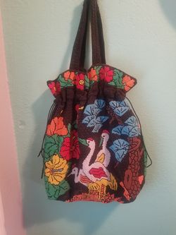 Beautiful Beaded Vintage Hobo Purse....Good Condition!