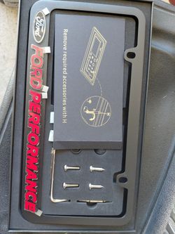 License Plate Frame Black Chrome