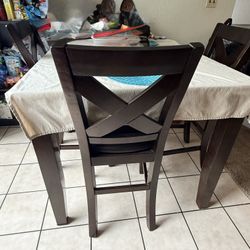 Brown Dinning Table 8 Chairs