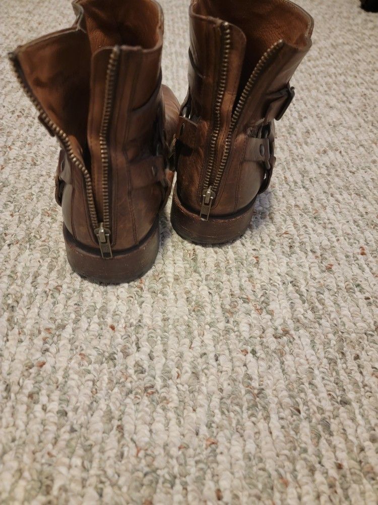Frye men's weston cross strap harness boot sale