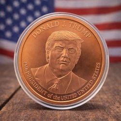 5oz Trump Copper Round – .999 Fine – Collectible Coin