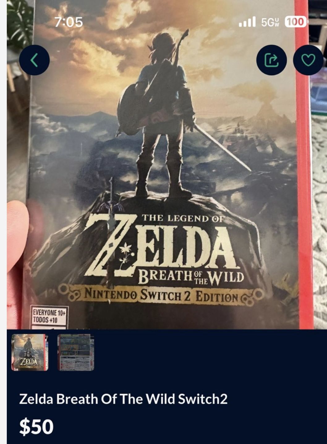 Zelda Game Nintendo Switch